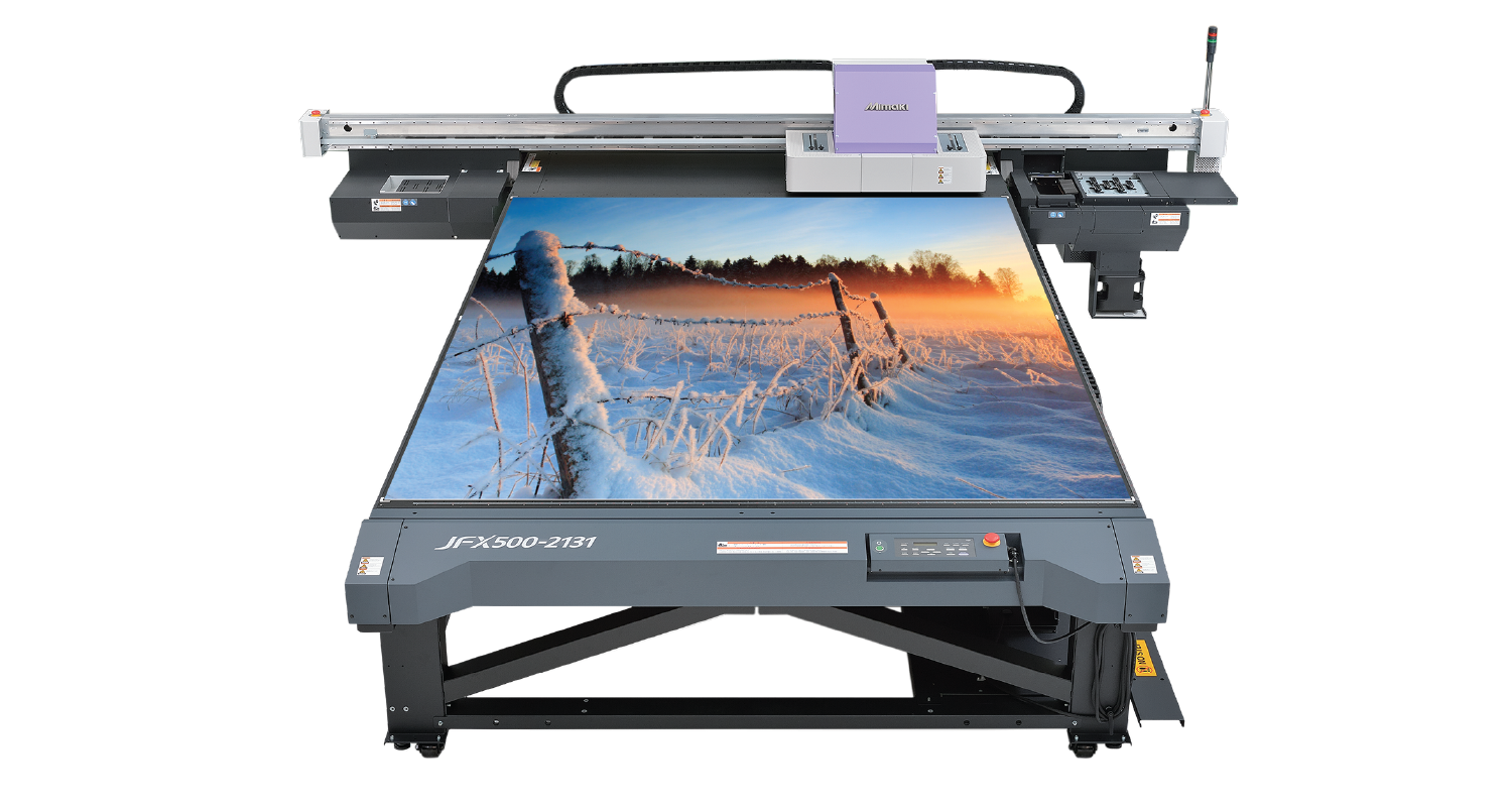 Mimaki JFX500-2131 large format flatbed UV printer