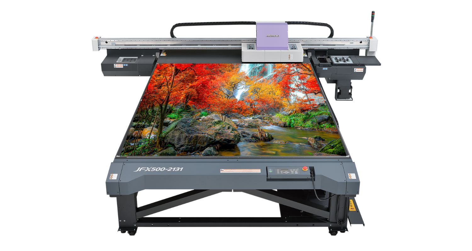 Mimaki JFX500-2131 large format flatbed UV printer