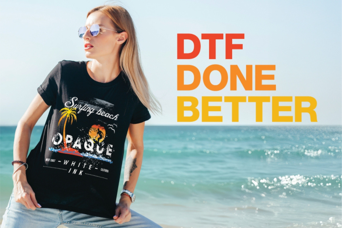 Mimaki DTF printed t-shirt