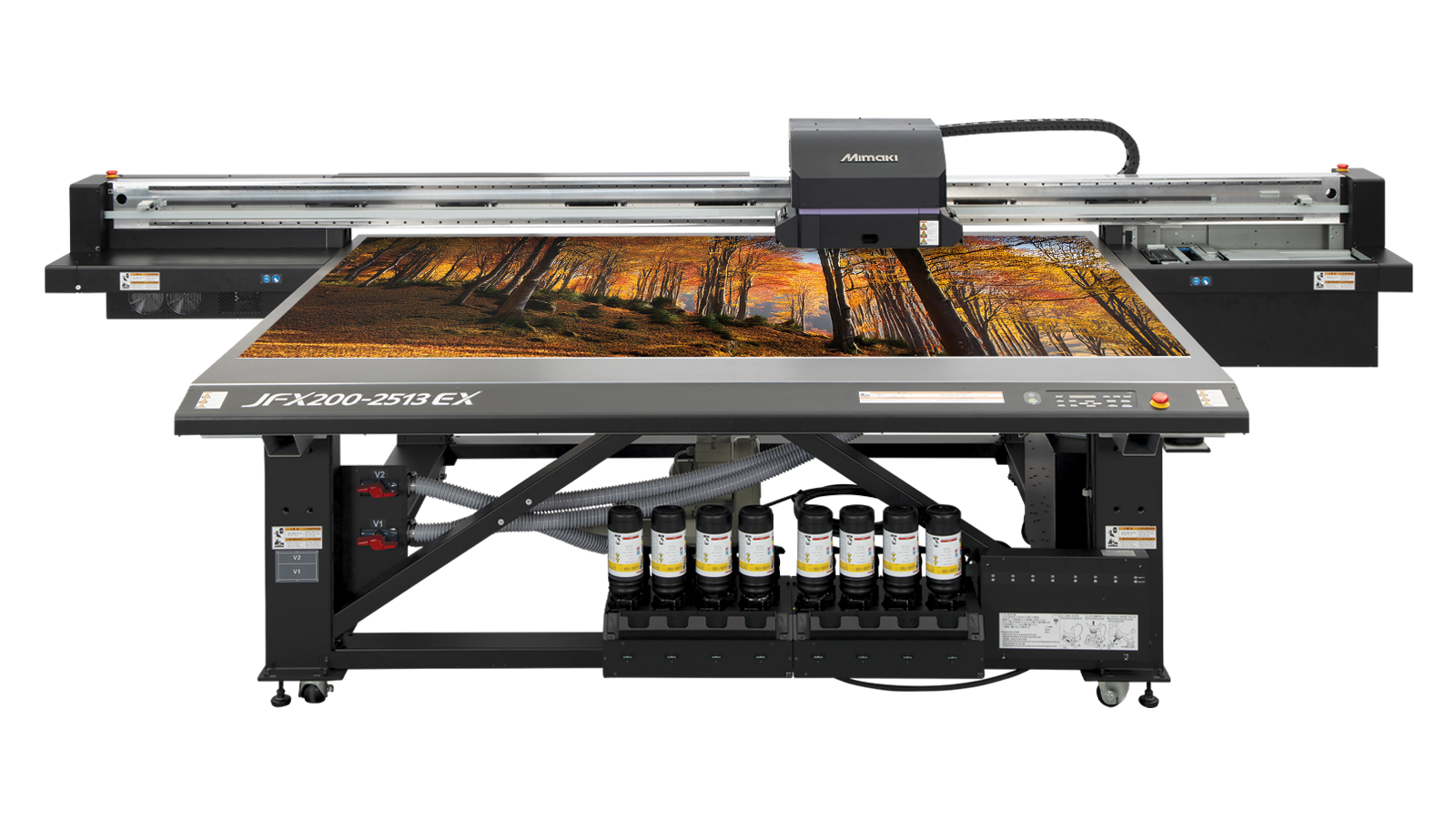 Mimaki JFX200-2513EX 8' x 4' flatbed UV printer