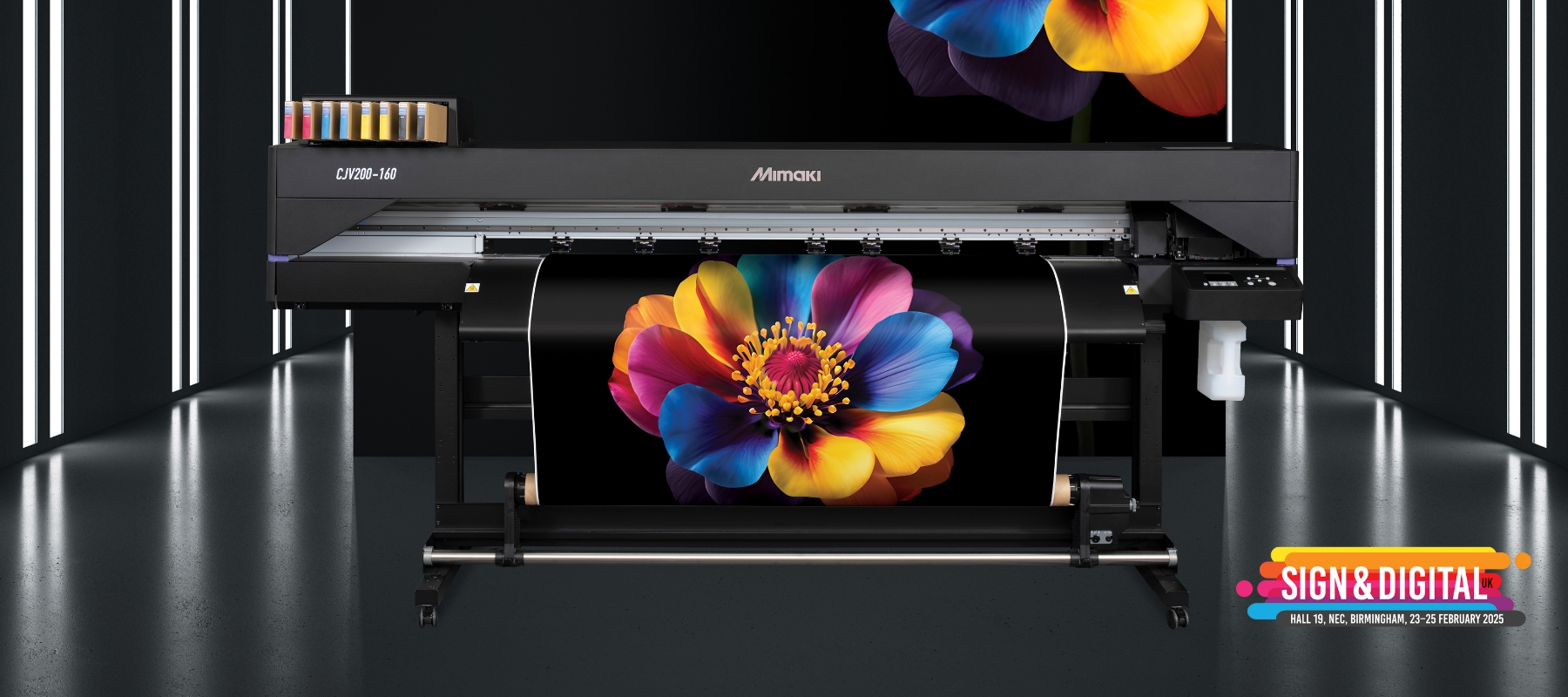 See the Mimaki CJV200 printer/cutter at Sign & Digital UK 2025