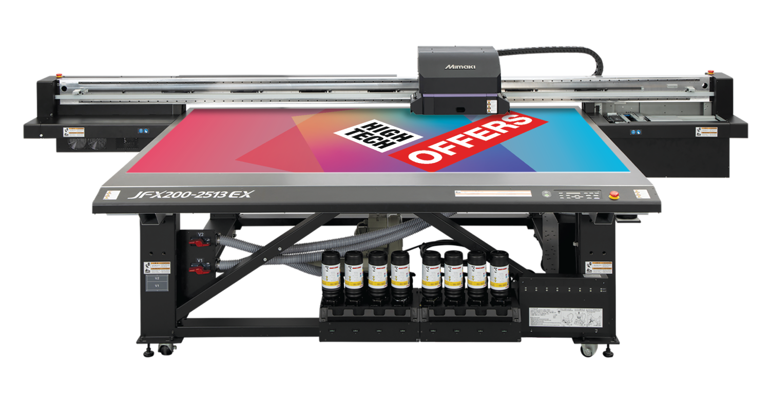 Mimaki JFX200-2513EX flatbed UV printer