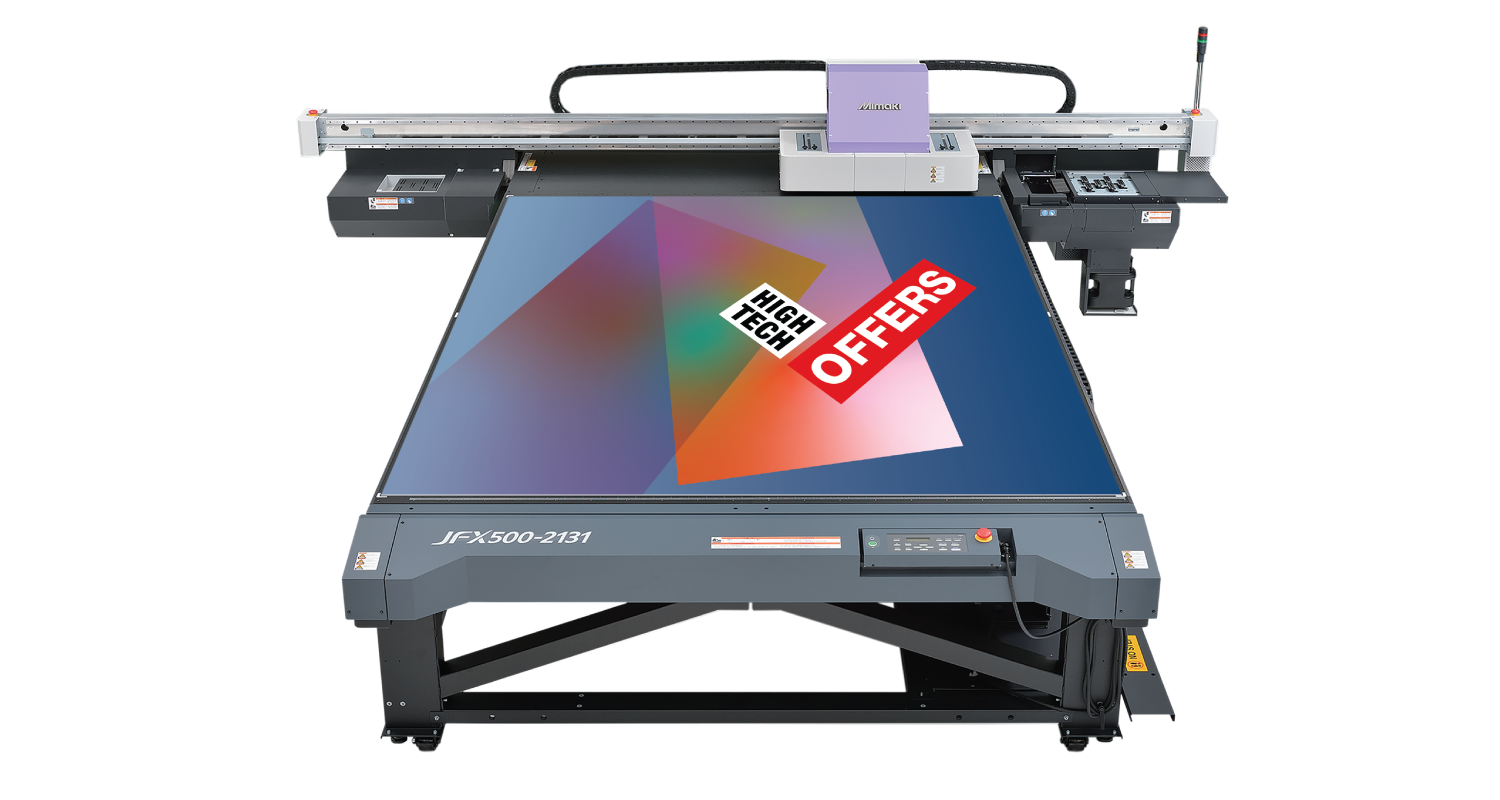 Mimaki JFX500 flatbed UV printer