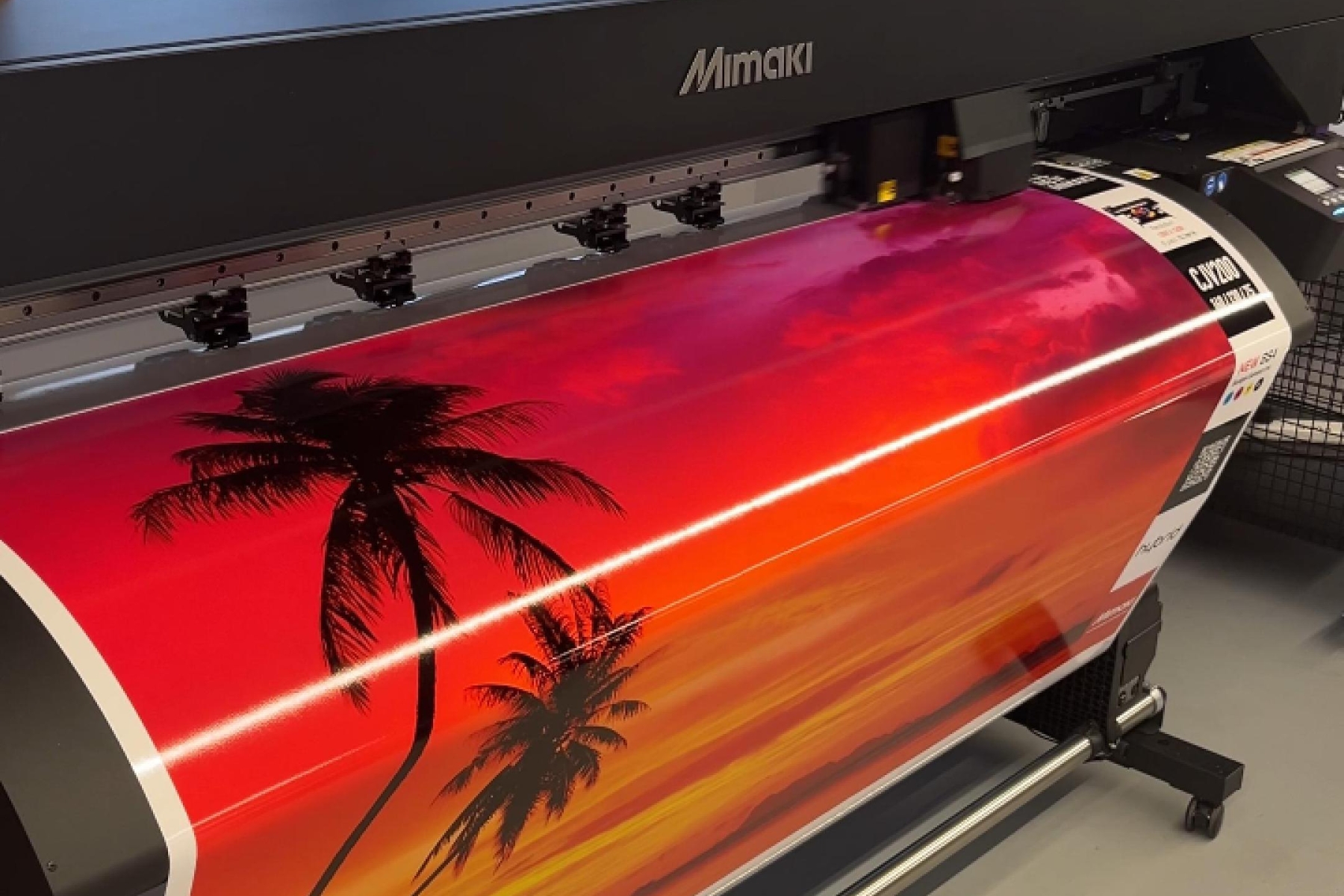 Orange Ink printer image