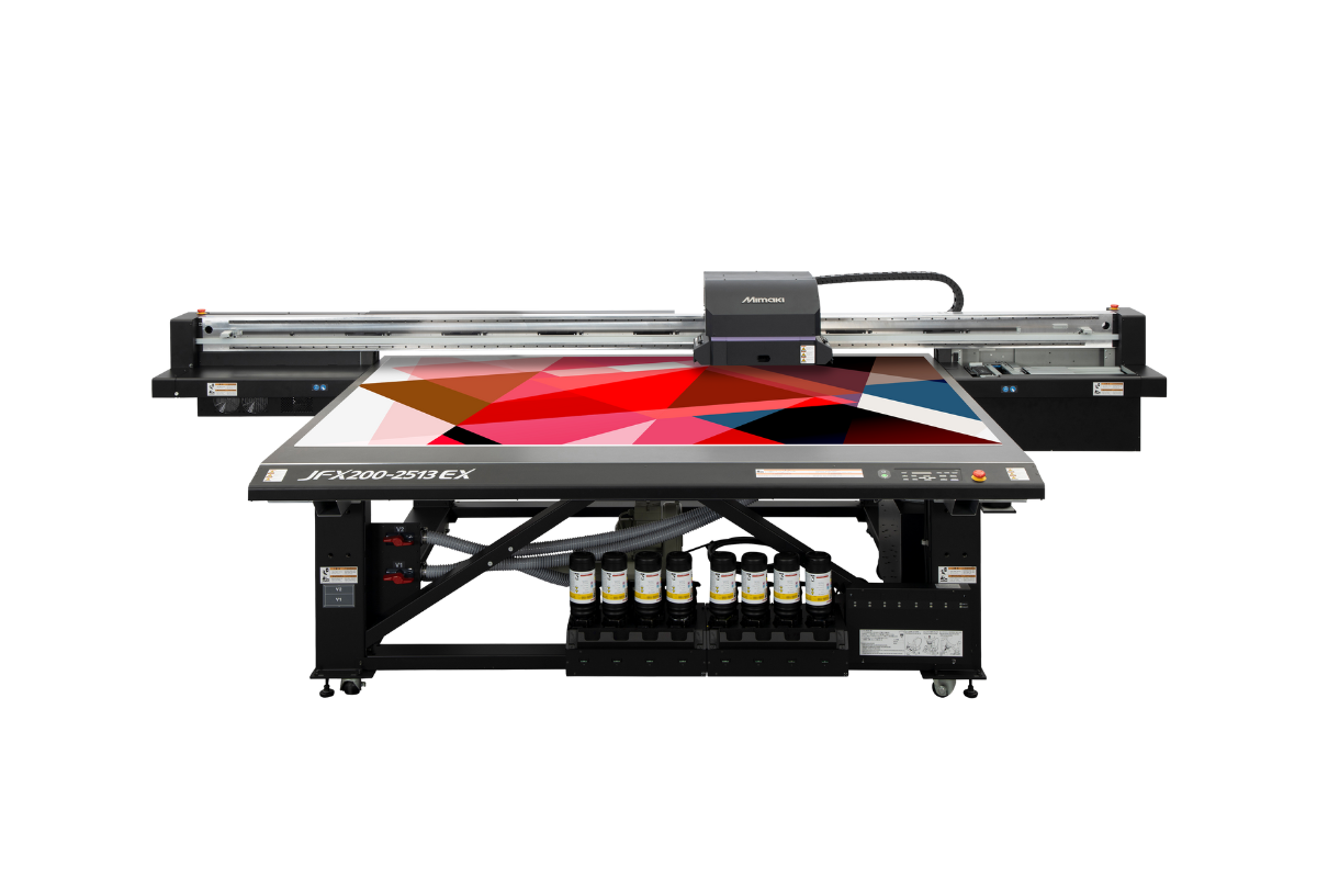 Mimaki JFX200-2513EX flatbed UV printer