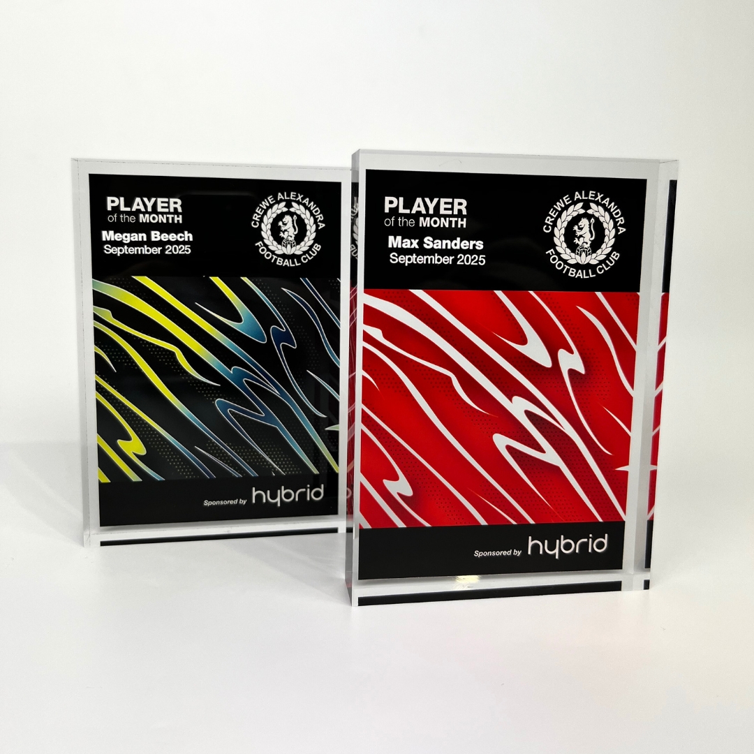 Crewe Alexandra Football Club Printed Trophies