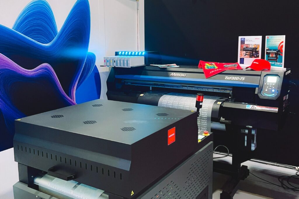 Mimaki TxF300-75 DTF printer at Google Cloud AI Live 